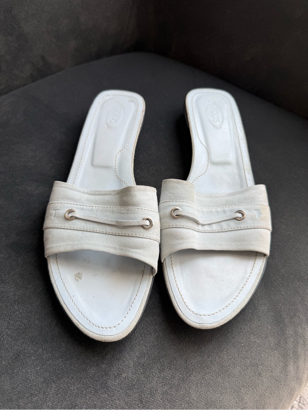 Tods- Light blue Women's Slide Sandals – Casual